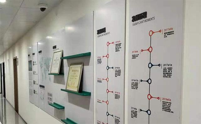 海信集团深圳分公司荣誉墙和发展历程文化墙效果图